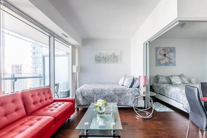 Comfort Opulence Suites Downtown High Floor Condo With Balcony City View Toronto Hotel